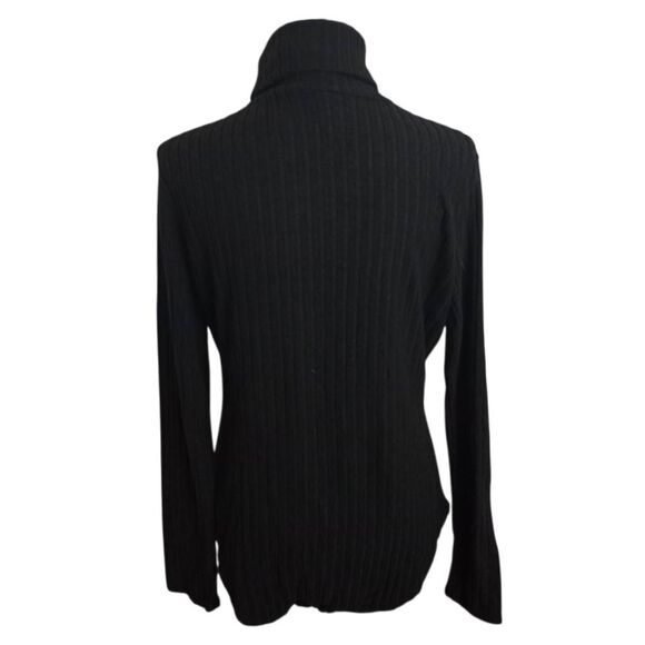 Laolasi Black Turtleneck Bodysuit Sz.2XL EUC Runs Small. - Picture 4 of 7